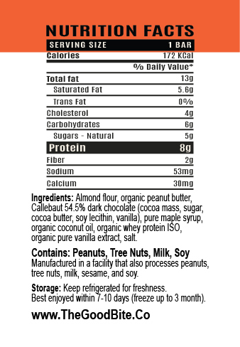 Peanut Butter Caramel High Quality Protein Energy Bar